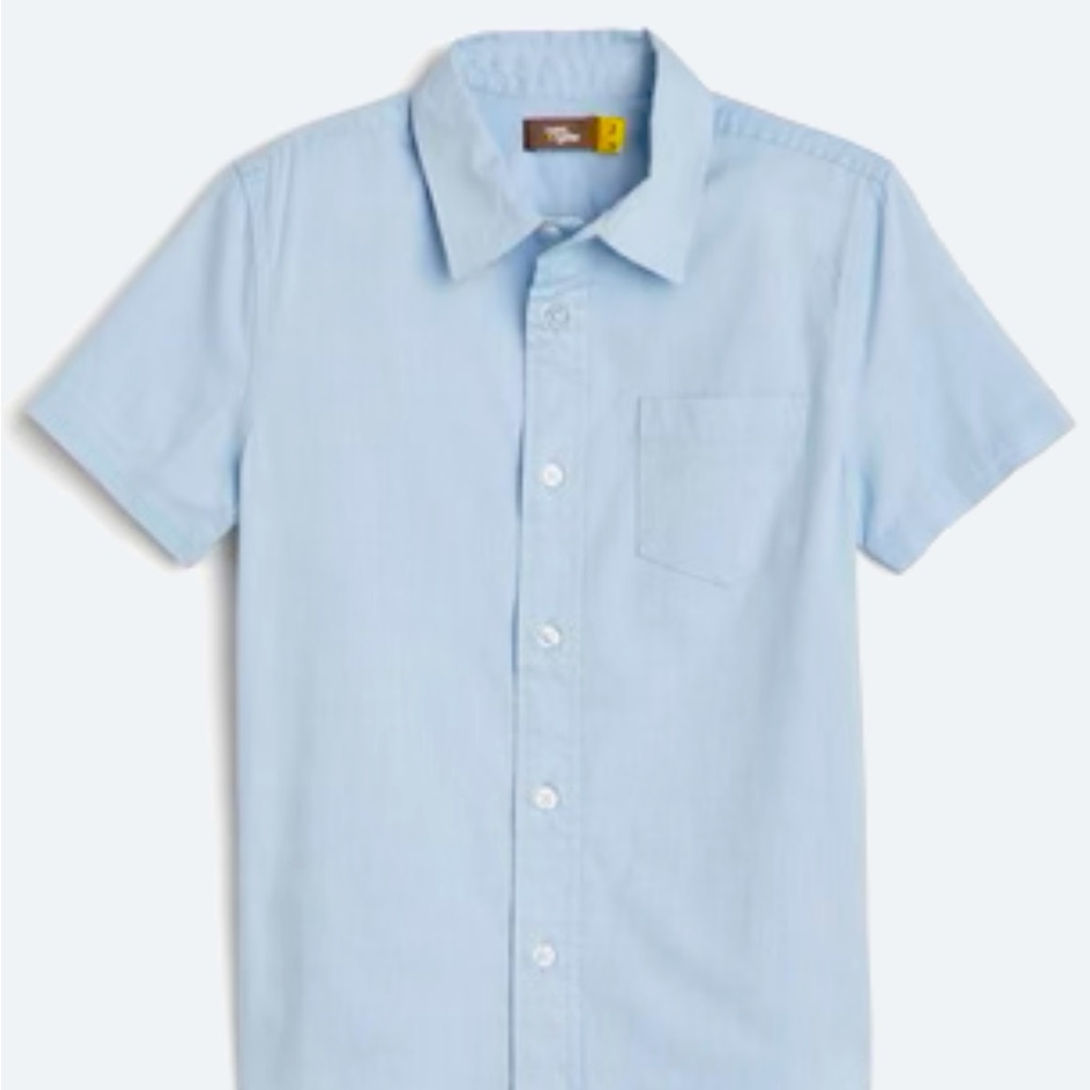 New with tags Rumi + Ryder Classic Solid Oxford Shirt (Blue) Boys Large
